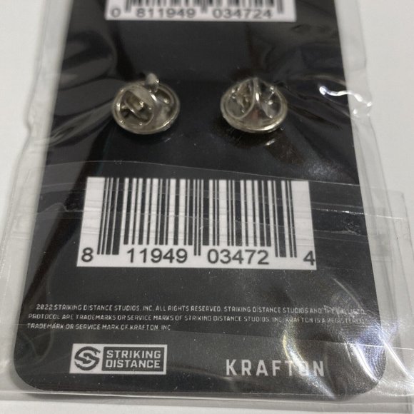 The Callisto Protocol Special Edition Launch Promo Pin Badge Swag Sealed NEW - Picture 3 of 7